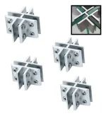 Separador Soporte Para Vidrio O Acrilico 8mm En 2 Vias H 4u