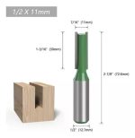 Fresa Madera Recta Toma 1/2 X 11mm - Imagen 2
