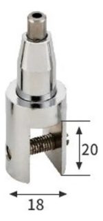 Kit Anclaje Soporte Letrero Colgador Repisa Gancho 3 Pc - Imagen 2