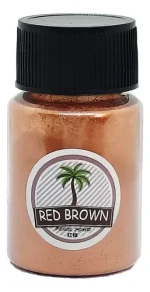 Pigmento En Polvo Cafe Rojizo Para Resina 20ml Efecto Marmol
