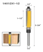 Fresa Madera Copiadora Toma 1/4 Doble Rodamientos 2un Dif Me - Imagen 4