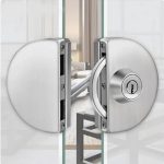Cerradura Puerta Vidrio De 8 A 12mm De Vidrio A Vidrio S/key - Imagen 2