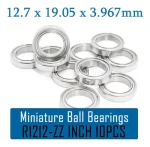 Rodamiento R1212zz 12,7x19,05x3.967mm 2un - Imagen 2