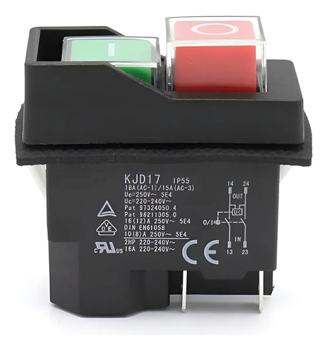 D_851779-MLC96386948577_102025-O.jpg Interruptor Pulsador Electromagnético Herramientas 220v 15a - Imagen 1