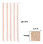 Madera De Balsa 300 X 10 X 10mm 5un - Imagen 2