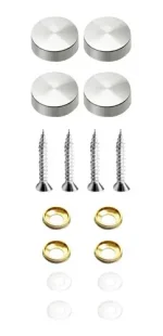 Tapa Tornillo Inoxidable Embellecedor 4un 22mm - Imagen 6