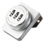 Cerradura Puerta Vidrio Mueble Simple De 3 A 8mm Con Clave - Imagen 2