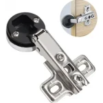 Bisagra Para Puerta De Vidrio 5 A 6mm 1 Par Estantes Gabinet