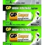 Gp Alkaline A23 Pila De 12v Con 5 Unidades