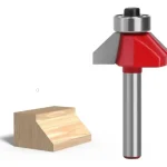 Fresa Madera Copiadora Angulo 45° Toma 1/4x3/8 Con Chaflán