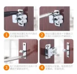 Retenedor Sujetador Cangrejo Puerta Mueble Zincado 20 Un - Imagen 3