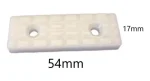 Patín Pata Mueble Escritorio Cocina Plástico 100un 54x17mm - Imagen 2