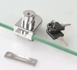 Cerradura Puerta Vidrio A Mueble De 3 A 8mm 10u - Imagen 3