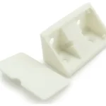 Soporte Escuadra Triangular Doble Plástica Para Mueble 50u