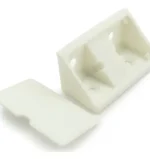 Soporte Escuadra Triangular Doble Plástica Para Mueble 50u