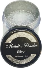 Pigmento Polvo Plata Plateado Para Resina Slime Jabón 20ml