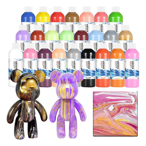 D_893638-MLC72186892361_102023-O.jpg Set 25 Pinturas Acrilicas 60ml Pastel Decoración Cuadros - Imagen 1