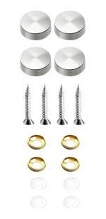 Tapa Tornillo Inoxidable Embellecedor 4un - Imagen 2
