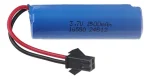 Batería Rc Hobby Litio 3,7 V 18650 Con Enchufe De Sm-2p 2pcs - Imagen 2