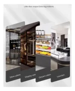 Cerradura Puerta Vidrio Mueble Doble 3a8mm Con Clave Negra - Imagen 4