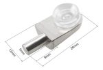 Soporte Repisa Mueble Ventosa Vidrio Embutido 10psc - Imagen 2