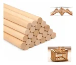 Madera De Balsa 600mm X 10mm De Diámetro 10un