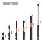 Punta Phillips Ph2 Set 6pcs Magnetica Diferentes Medidas S2 - Imagen 2