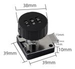 Cerradura Mueble Cajon Puerta Con Clave Hasta 20mm Espesor 1 - Imagen 6