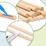 Varillas Madera De Balsa 500mm 20un Redondas - Imagen 3
