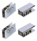 Soporte Metálico Para Vidrio, Acrílico Grosor 8-10mm 4un