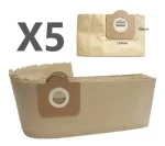 Set 5 Bolsas De Papel Aspiradora Karcher Wd3-se4001-nt 20 - Imagen 2