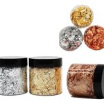 Escamas En Hoja Oro Plata Cobre Flake Foil Purpurina Uñas