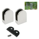 Soporte Divisor Abrazadera Para Balaustrada Vidrio 1un
