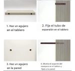 Soporte Para Repisa Oculto Tuerca Interior Estante Flotante - Imagen 9