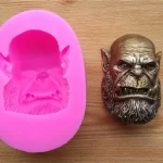 Molde Silicona Velas Y Jabón Ogro Orco - Imagen 3