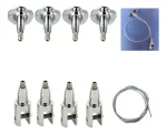 Kit Anclaje Para Soporte Letrero Colgante