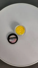 Glitter Naranjo Para Resina Uñas Llaveros Aros Pigmento - Imagen 4