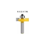 Fresa Madera T Toma 8mm X 32x7.96 - Imagen 2