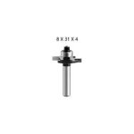 Fresa Madera T Toma 8mm X 31x4 - Imagen 2