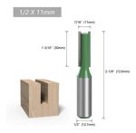 Fresa Madera Recta Toma 1/2 5pcs Diferentes Medidas - Imagen 2