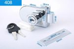 Cerradura Puerta Vidrio A Mueble De 3 A 8mm 10u - Imagen 2