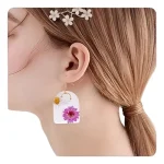 Molde Silicona Resina Uv Collar Llavero Figuras Geométricas
