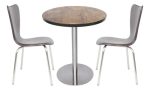 Patas Mueble Mesa De Restaurantes Base Plana Alto Trafico 1p - Imagen 3