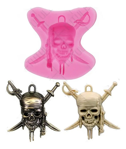 D_950854-MLC70219460279_062023-O.jpg Molde Silicona Velas Y Jabón Piratas Del Caribe - Imagen 1