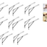 Soporte Escuadra Repisa Colgador 24.5cm 20p 10par Inox