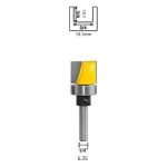 Fresa Recta Toma 1/4 X 3/4 X 3/4 - Imagen 2