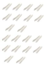 Corredera Riel Blanco 50 Cm, Sbp, Self-closing, 20 Pares