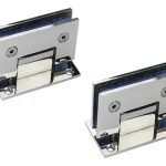 Bisagra Puerta Shower Vidrio 8 A 12m Muro A Vidrio 2un 90°