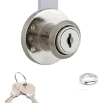 Cerradura O Chapa Cajón Tipo Redonda Cilindro 19mm 1un