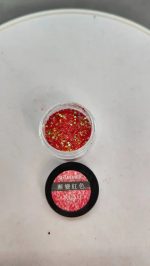Glitter Rojo Para Resina Uñas Llaveros Aros Pigmento - Imagen 4